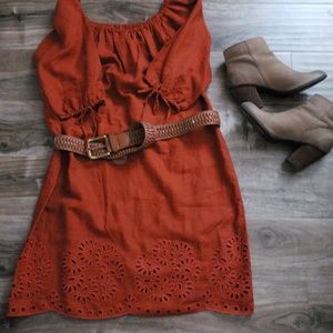 Boho J crew dress